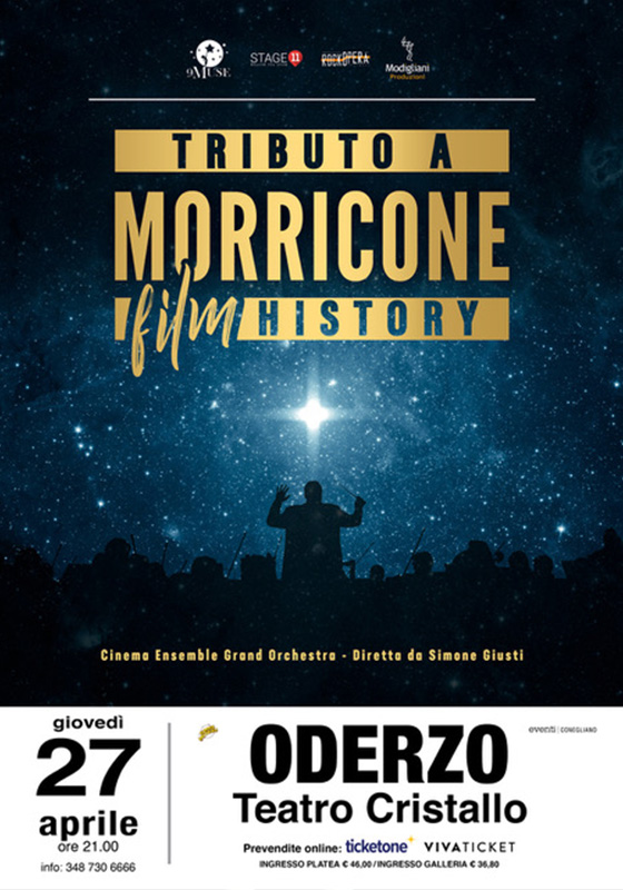 Tributo a Morricone - Film History - Teatro Cristallo Oderzo
