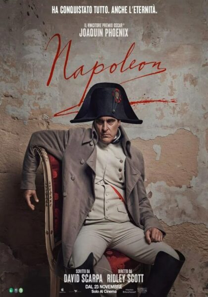 Napoleone film 2023 - locandina - Cinema Cristallo Oderzo